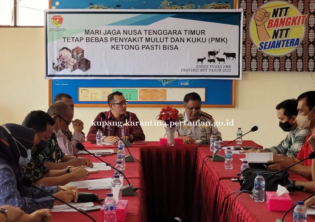 Karantina Pertanian Kupang Ambil Bagian dari Gugus Tugas PMK Provinsi NTT