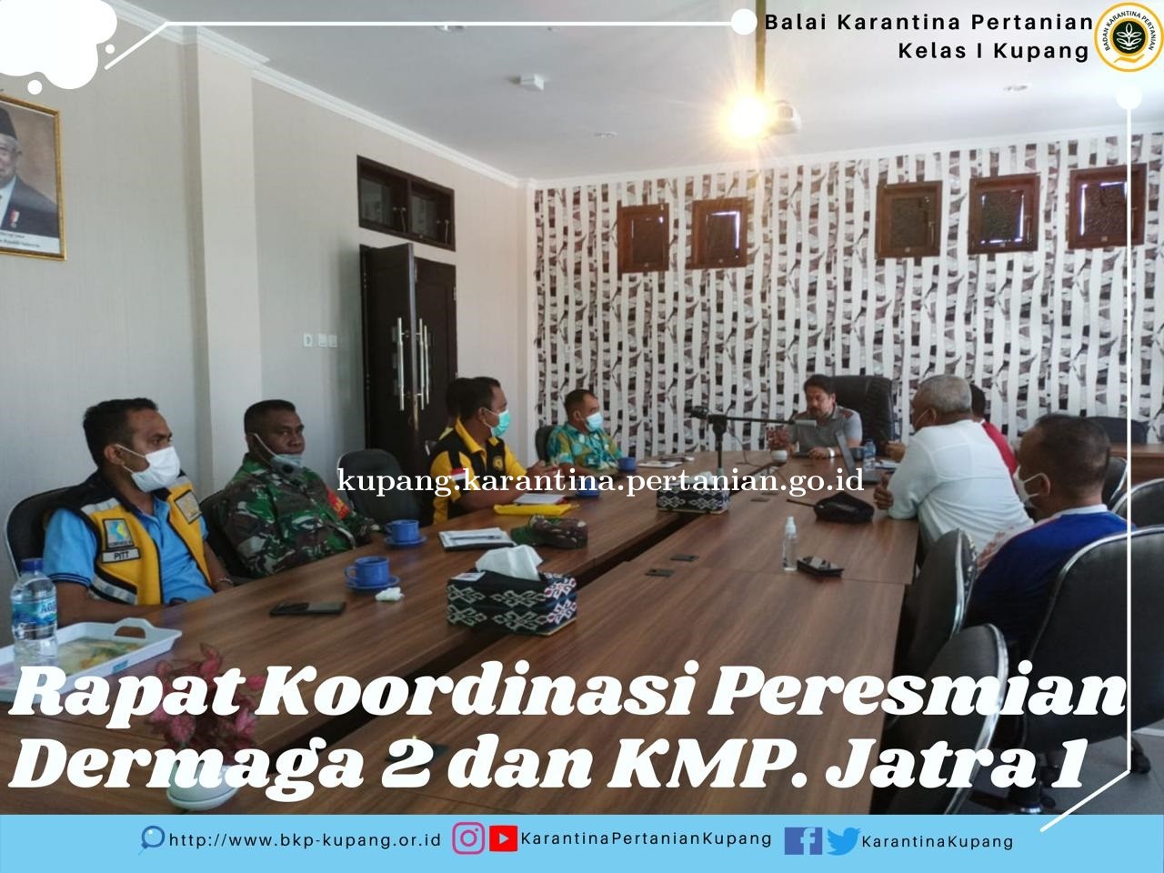 Rapat Koordinasi Peresmian Dermaga 2 dan KMP. Jatra 1